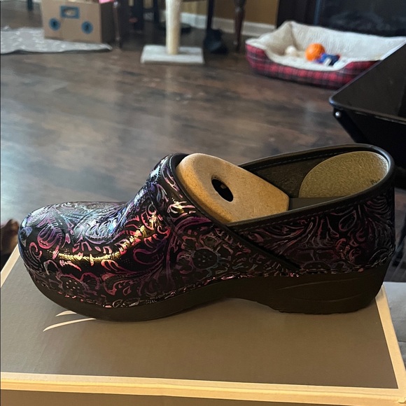 Dansko Multicolor Patterned Clogs - Picture 2 of 6
